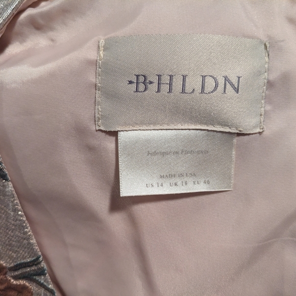 NWT! 🥳HOST PICK!🥳Dreamy Anthropologie BHLDN Ball Gown with Jacquard Det - Picture 6 of 7